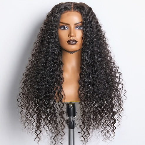 Glueless 5x5 HD Lace Closure Wig Deep Wave
