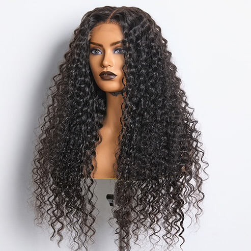 Glueless 5x5 HD Lace Closure Wig Deep Wave