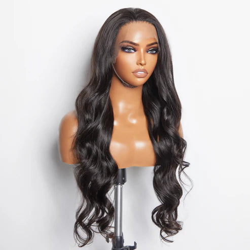 Glueless 13x6 Lace Wigs 3D Cap Pre-bleached Lace Front Wig Body Wave