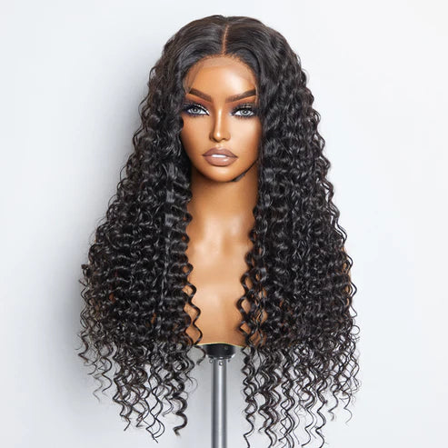 Glueless 5x5 Lace Closure Wig Deep Wave