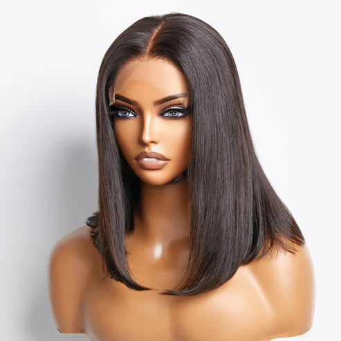 Glueless 5x5 Lace Closure Bob Wig Straight